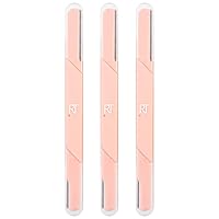 Face and Brow Razors, Dual Ended, Exfoliating Dermaplaning, Women's Face Razor, Multipurpose Facial Razors, Precision Trimming for Peach Fuzz, Dermablading, Multiuse, 3 Piece Set