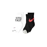 Nike Boy`s Cushioned Crew Socks 2 Pack