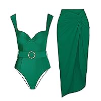 Women's Bathing Suit One Piece Black Womens Swim Suits 2024 Tummy Control 1 Piece Bathing Suits for Women Modest