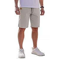 COOFANDY Mens Casual Shorts Stretch Drawstring Summer Beach Shorts Chino Golf Shorts with Pockets