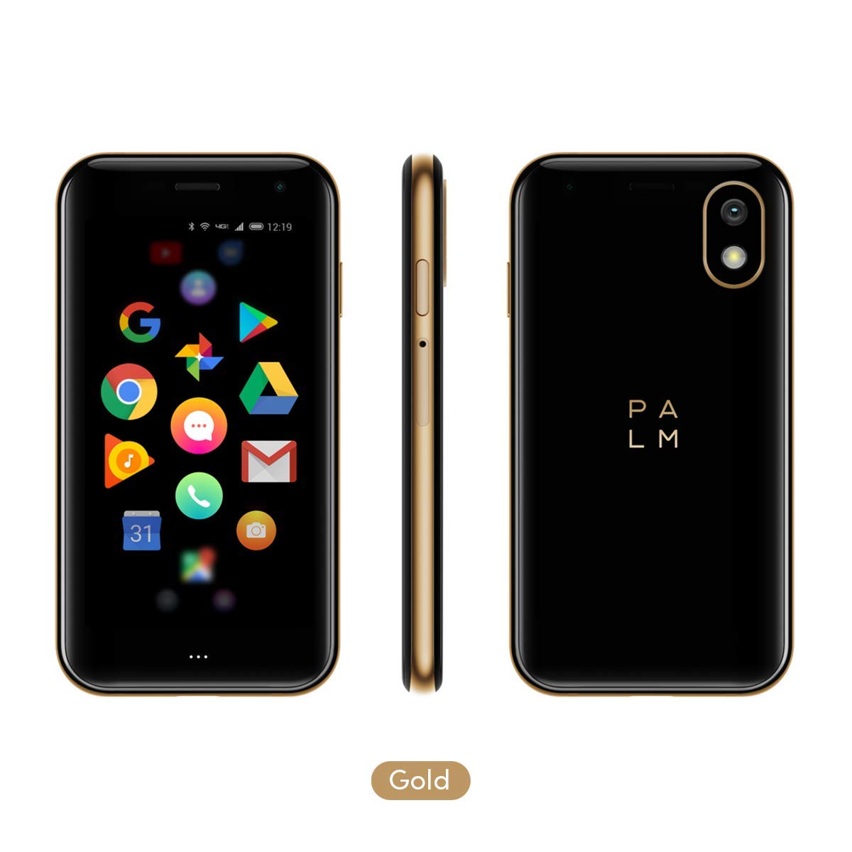 Palm Phone PVG100 (The Small Premium Unlocked Phone) with 32GB Memory and 12MP Camera (Gold)