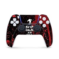 MightySkins Skin Compatible with PS5 / Playstation 5 Controller - Kill Zombies | Protective, Durable, and Unique Vinyl Decal wrap Cover | Easy to Apply, Remove, and Change Styles | Made in The USA
