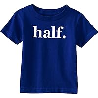 Baby Half. 6 Months Old Birthday Shirt for Half Birthday 1/2 Year Old T-Shirt