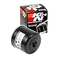 K&N Motorcycle Oil Filter: High Performance, Premium, Designed to be used with Synthetic or Conventional Oils: Fits Select Suzuki Motorcycles, KN-138