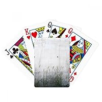 Black White Metal Plate Literature Pattern Poker Playing Magic Card Fun Board Game