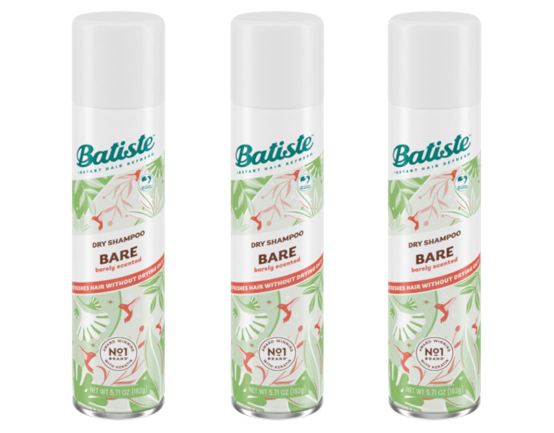 Batiste Dry Shampoo, 10.10 Ounce (Bare, Pack of 3)