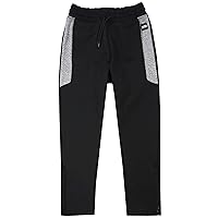 BOSS Boys Joggings Pants with Side Inserts, Sizes 6-16 - 14 Black
