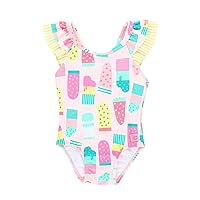 RuffleButts® Baby/Toddler Girls Ruffle Strap One Piece Swimsuit w/UPF 50+ Sun Protection