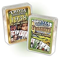 1938 Trivia Playing Cards & Yosemite National Park Trivia Card Combo