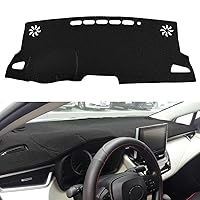 Dash Cover Mat Custom Fit for Toyota Corolla Hatchback Cross Hybrid 2020 2021 2022 2023, Dashboard Cover Pad Carpet Protector F93