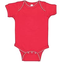 Rabbit Skins Rabbit Skins Baby Bodysuit Girl & Boy | Newborn 0-3 Months to 24 Month Toddler, Snap Easy Closure (4400)