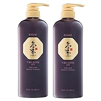 Daeng Gi Meo Ri - Ki Gold Premium Shampoo 2 Set, Promotes Elastic Hair, Prevents Hair Loss, Eliminates Dandruff, 780ml