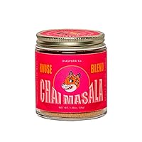 Diaspora Co. Chai Masala | Uncaffeinated and Unsweetened Ground Spice Blend for Drinking & Baking | Made with Fresh, Single-Origin Spices | 56g Glass Jar