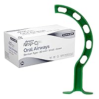 Dynarex Berman Oral Airway Assist Device - Disposable Airway Adjuncts - Slotted Sides, Midway Opening, Color-Coded Bite Lock - 80mm Adult, 24-Count