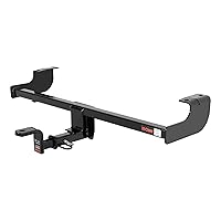 CURT 114873 Class 1 Trailer Hitch with Ball Mount, 1-1/4-In Receiver, Fits Select Scion xB,Black