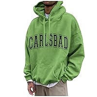 Mens Hoodies Crewneck Sweatshirts Vintage Litter Printed Heated Men'S Loose Hooded Casual Fashion Sports