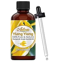 Ylang Ylang Essential Oil 2 Oz, Pure Ylang Ylang Oil for Skin Hair Aromatherapy Diffuser Perfume - 60 ml