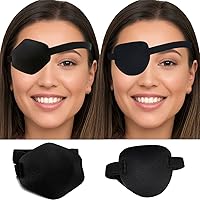 Eye Patches for Adults 3D Eye Patch Right and Left Eye,Adjustable Eyepatch for Lazy Eye or After Eye Surgery