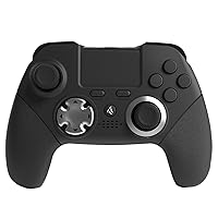 Conbeer Wireless Elite Controller Compatible with PS4/PS4 Pro/PS4 Slim, 6 Axis Sensor Dual Vibration Modded Scuf PS4 Controller with Back Paddles