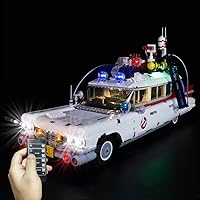 RC LED Light Kit for Lego Creator Ghostbusters ECTO-1 10274, Lighting Kit Compatible with Lego 10274 (Not Include Building Block Set) (RC)