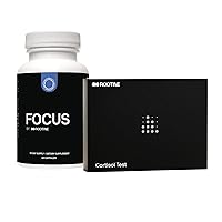 at Home Stress Test + Focus Supplements, Measure Your Daily Cortisol Curve, Personalized Action Plan, Fast Results from CLIA-Certified Labs, for Men and Women