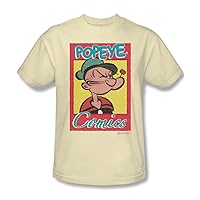 Popeye - Popeye Comics Adult T-Shirt In Cream