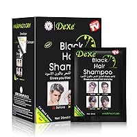 Black Hair Shampoo 5 Mins Dye Hair Into Black Herb Natural Faster Black Hair Restore Colorant Shampoo Treatment Restore Hair Shine, and Reduce frizz, Regain Youth for Your Hair (30 PCS)