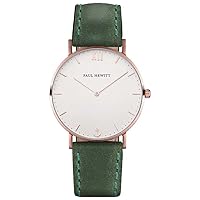 PAUL HEWITT Womens Analogue Classic Quartz Watch with Leather Strap PH-SA-R-ST-W-12M