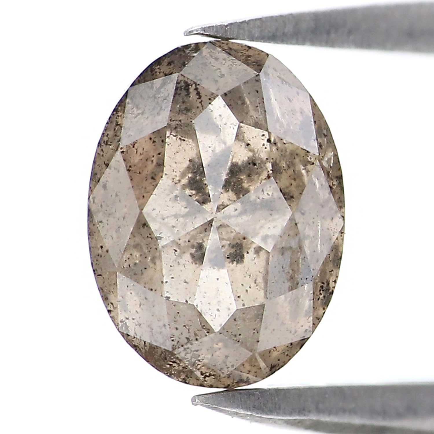 Natural Loose Oval Diamond, Light Brown Color Oval Diamond, Natural Loose Diamond, Oval Rose Cut Diamond, 1.87 CT Oval Shape Diamond L2960
