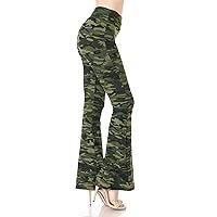 Leggings Depot Women's Ultra Soft Popular Printed Stylish Palazzo Pants BAT3