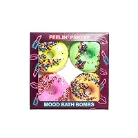 Bath Bombs Set, Relaxing Bath Bombs Made with Essential Oils, Bubble Spa. Women's Bath Bombs: Gifts for Her. 4 Bath Bombs that Fizzy to Moisturize Dry Skin Feelin' Pretty Mood Bath Bomb Set