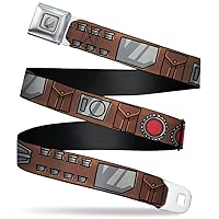 Buckle-Down Standard Seatbelt Belt Star Wars The Mandalorian Regular, 1.5