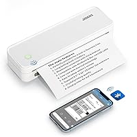 JADENS Portable Printers Wireless for Travel, Support 8.5