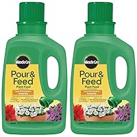 Miracle-Gro Pour & Feed Plant Food (Liquid), 32 fl. oz (Pack of 2)