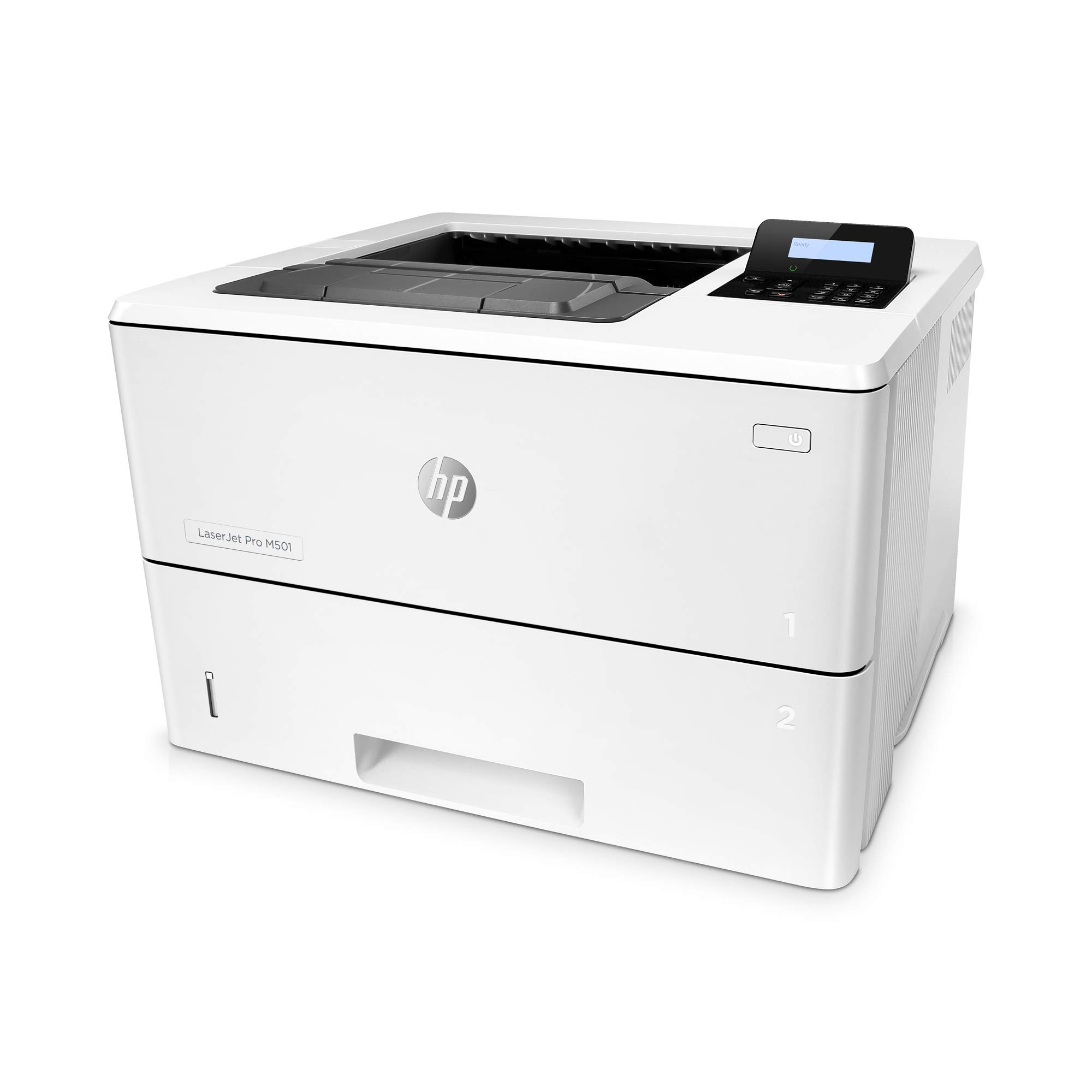 HP LaserJet Pro M501dn Monochrome Printer with built-in Ethernet & 2-sided printing (J8H61A), Light Gray