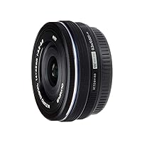 OM System OLYMPUS M.Zuiko Digital 14-42mm F3.5-5.6 EZ Black For Micro Four Thirds System Camera, Compact 3x zoom Lens