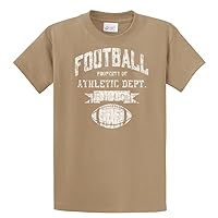 Big Mens Football Athletic Dept. Custom T-Shirt (Big & Tall and Regular Sizes)