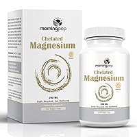 Magnesium Bisglycinate Chelate 240 Vegi Caps 200mg Elemental per Serving, Our Fully reacted (TRAACS) Albion Magnesium Has The Highest Level of Absorption,