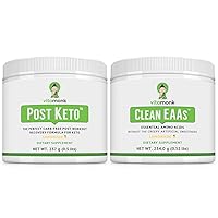 VitaMonk Clean EAA™ and Post Keto™ - Pre-Workout and Post Workout Energy and Recovery Drink