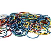 Elastic Hair Ties Small Mini Rubber Bands Holder Multi Color (864x275pk= 237600 Rubber Bands)