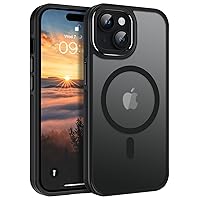 BENTOBEN for iPhone 15 Phone Case,iPhone 15 Magnetic Case [Compatible with MagSafe] Translucent Matte Slim Fit Anti-Slip Shockproof Women Men Protective Case Cover for iPhone 15 6.1