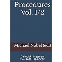 Procedures: Vol. I/2 (Procedures - Synopsis Codex Canon Ecclesiarum Orientalium) (Italian Edition)