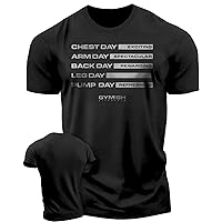 Gymdays Motivation Workout Shirts for Men, Gym Weightlifting Cool T-Shirts