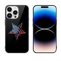 American Flag Vietnam Veteran Protective Phone Case Ultra Slim Glass Case Shockproof Phone Cover Shell Compatible for iPhone 14 Pro Max
