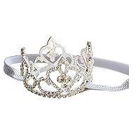 Baby Girls Crystal Crown Hair Belt Crown Tiara Headband Baby Photography Headband Props