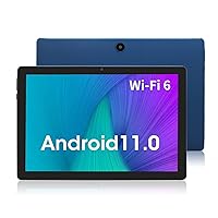 weelikeit Tablet 10 Inch, Android 11 Tablet with 5G WiFi+AX WiFi6,3GB RAM 32GB ROM Tablet PC,Quad-Core Processor,IPS HD Display Tablet with Stylus, 5MP+8MP Camera, Bluetooth,GMS Certified(Blue)