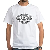 CafePress 2015 Fantasy Football Champion T Shirt White Cotton T-Shirt
