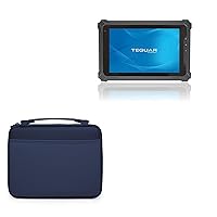 BoxWave Case Compatible with Teguar TRT-4680-08 - Hard Shell Briefcase, Slim Messenger Bag Briefcase Cover Side Pockets - Navy