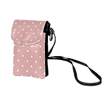 Small Crossbody Bags Funny Cartoon Monopoly Pattern Leather Cell Phone Purse Wallet for Women Teen Girl