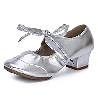 AOQUNFS Women's Practice Dance Shoes Split Sole Dance Sneakers for Latin Jazz Modern Ballroom Dance Shoes,YMJ215